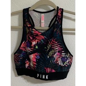(141T) Pink by Victoria’s Secret Sports Bra Multicolored In EUC Sz S/P